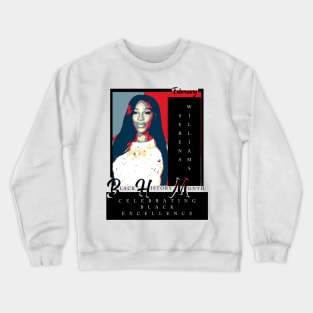 Serena Williams Black History Month Icon Crewneck Sweatshirt